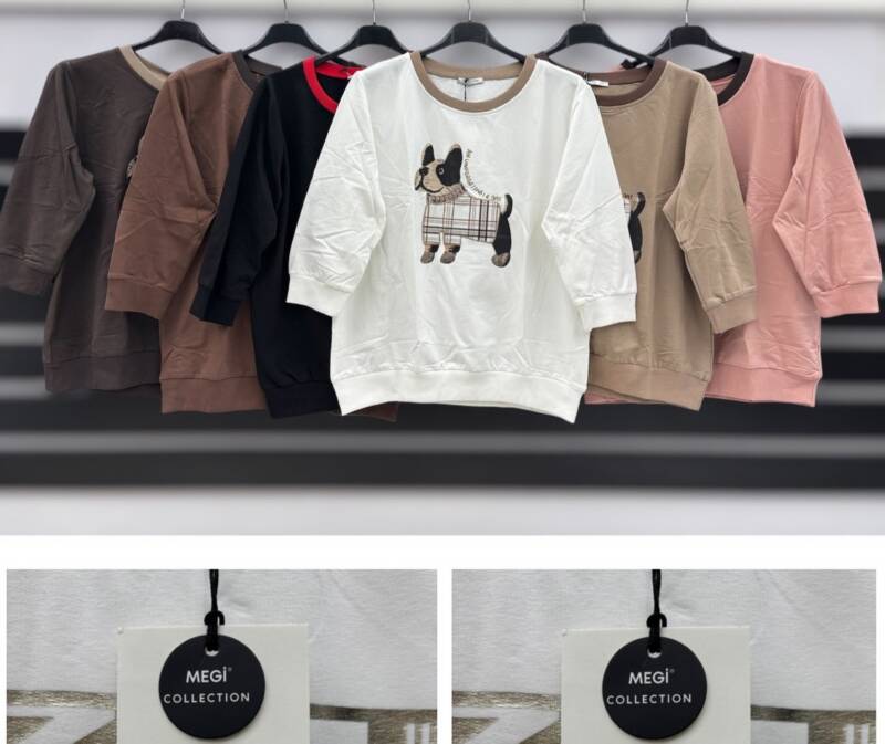 Bluzki damskie Roz S-XL, Mix Kolor Paczka 12 szt 1